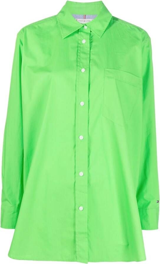 Tommy Hilfiger Oversized blouse Groen