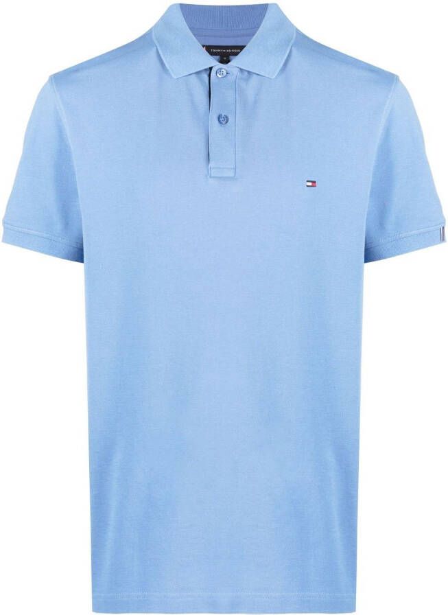 Tommy Hilfiger Poloshirt met geborduurd logo Blauw