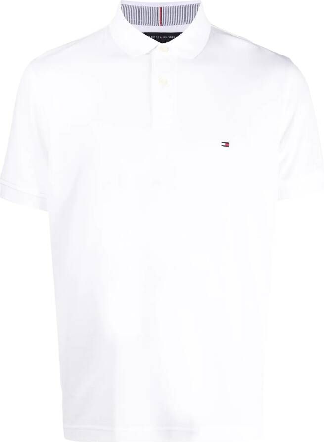 Tommy Hilfiger Poloshirt met logopatch Wit