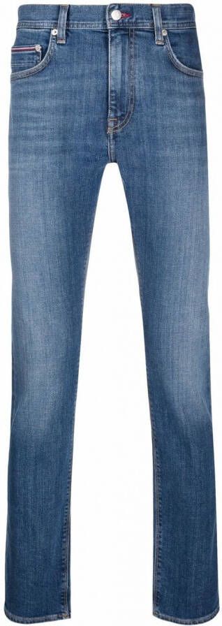 Tommy Hilfiger Slim-fit jeans Blauw