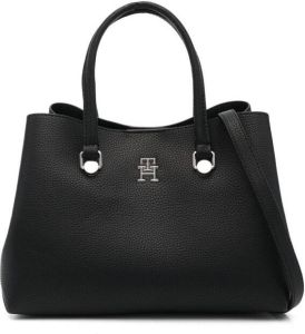 Tommy Hilfiger Boekentas met monogram Zwart