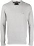 Tommy Hilfiger Sweater met geborduurd logo Grijs - Thumbnail 1