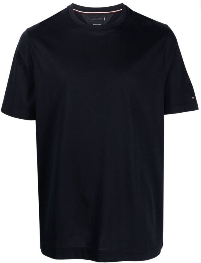 Tommy Hilfiger T-shirt met geborduurd logo Blauw