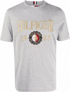 Tommy Hilfiger T-shirt met geborduurd logo Grijs