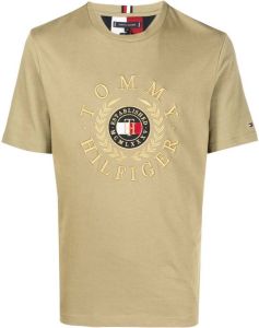 Tommy Hilfiger T-shirt met geborduurd logo Groen