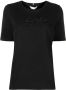 Tommy Hilfiger T-shirt met geborduurd logo Zwart - Thumbnail 1