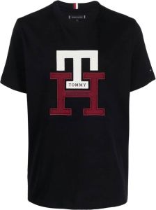 Tommy Hilfiger T-shirt met logopatch Blauw