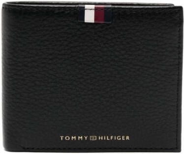 Tommy Hilfiger Leren portemonnee Zwart