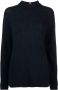 Tommy Hilfiger Trui met logoplakkaat Blauw - Thumbnail 1
