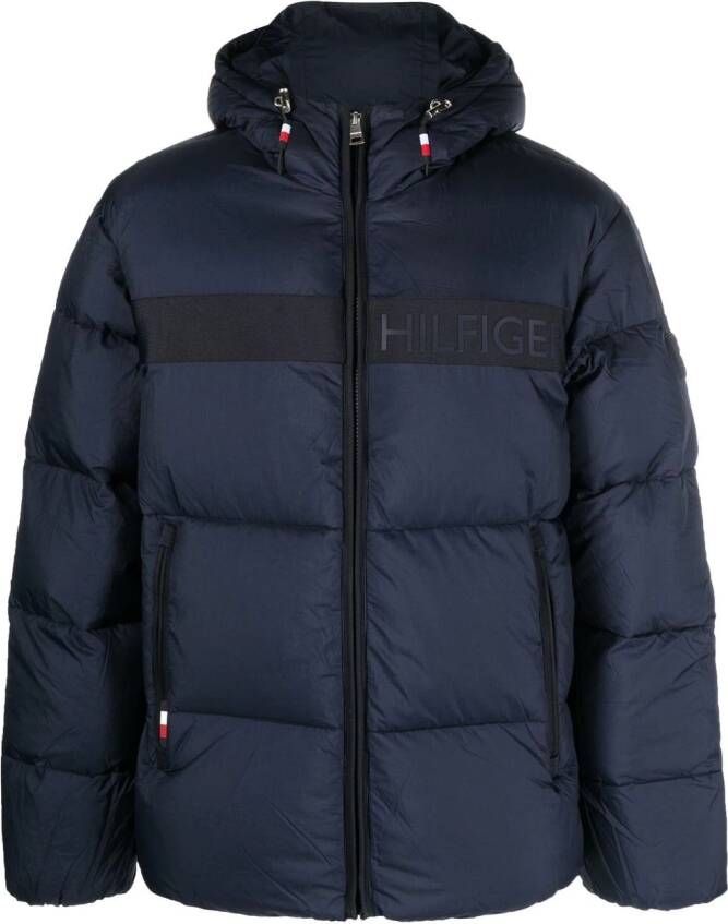 Tommy Hilfiger Gewatteerd jack Blauw