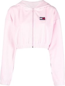 Tommy Jeans Cropped rits Roze
