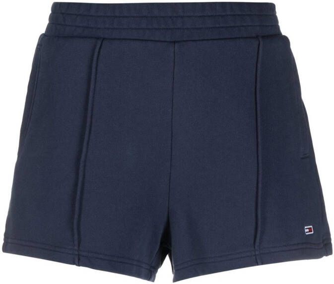 Tommy Jeans Shorts met logopatch Blauw