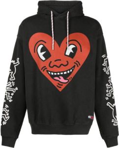 Tommy Jeans x Keith Haring katoenen hoodie Zwart
