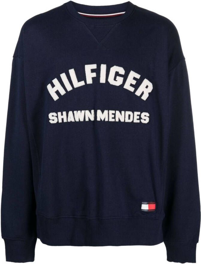 Tommy Hilfiger x Shawn Mendes katoenen sweater Blauw