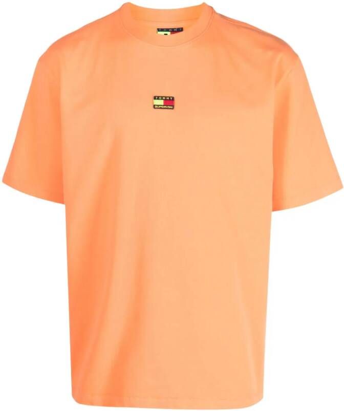 Tommy Jeans x Supervsn T-shirt met print Oranje