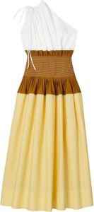 Tory Burch Asymmetrische mini-jurk Wit