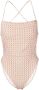 Tory Burch Badpak met kruisbandjes Beige - Thumbnail 1