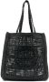 Tory Burch Ella gehaakte shopper Zwart - Thumbnail 1