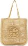 Tory Burch Ella gehaakte shopper Beige - Thumbnail 1