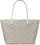 Tory Burch Ever-Ready shopper met patroon Beige - Thumbnail 1