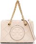 Tory Burch Fleming gewatteerde shopper Beige - Thumbnail 1