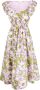 Tory Burch floral-print poplin maxi dress Paars - Thumbnail 1