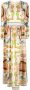 Tory Burch Jurk met grafische print Beige - Thumbnail 1