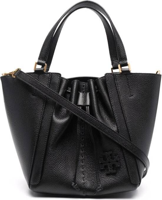 Tory Burch McGraw Dragonfly grote shopper Zwart