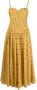 Tory Burch Midi-jurk met bloemenprint Geel - Thumbnail 1