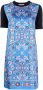 Tory Burch Mini-jurk met paisley-print Blauw - Thumbnail 1