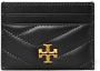 Tory Burch Kira pasjeshouder met chevronstreep Zwart - Thumbnail 1