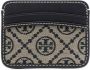 Tory Burch Pasjeshouder met monogram Zwart - Thumbnail 1