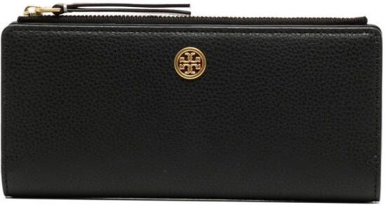 Tory Burch Portemonnee met textuur Zwart