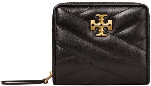 Tory Burch Portemonnee met chevron-streep Zwart