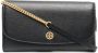 Tory Burch Robinson portemonnee met ketting Zwart - Thumbnail 1
