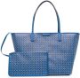 Tory Burch Shopper met patroon Blauw - Thumbnail 1