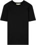 Tory Burch T-shirt met geborduurd logo Zwart - Thumbnail 1