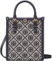 Tory Burch The Monogram kleine shopper Grijs - Thumbnail 1