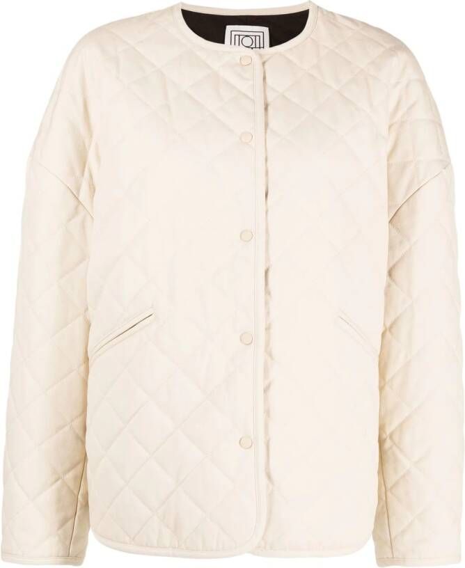 TOTEME Gevoerd jack Beige