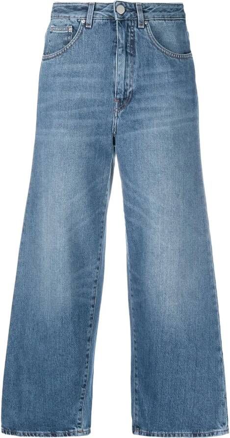 TOTEME Jeans met wijde pijpen Blauw