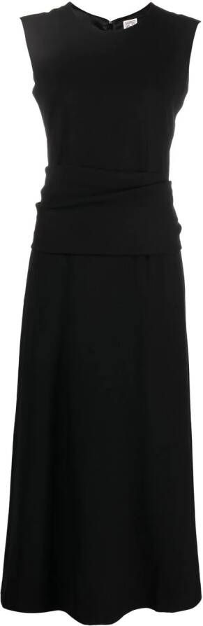 TOTEME Mouwloze maxi-jurk Zwart