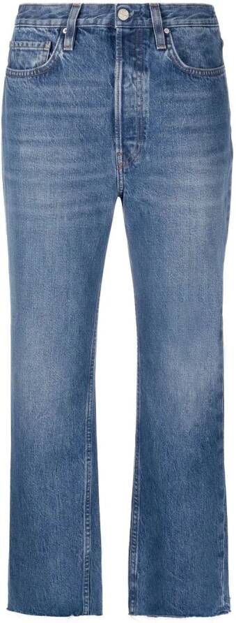TOTEME Straight jeans Blauw