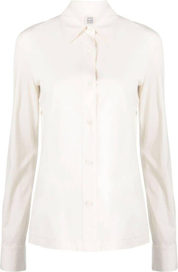 TOTEME Button-up blouse Beige
