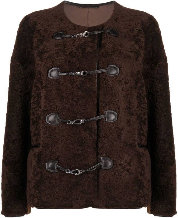TOTEME Lammy coat Bruin