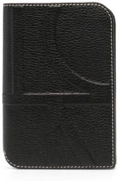 TOTEME Portemonnee met reliëf-monogram Zwart
