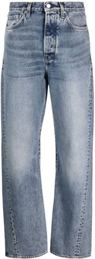 TOTEME Straight jeans Blauw