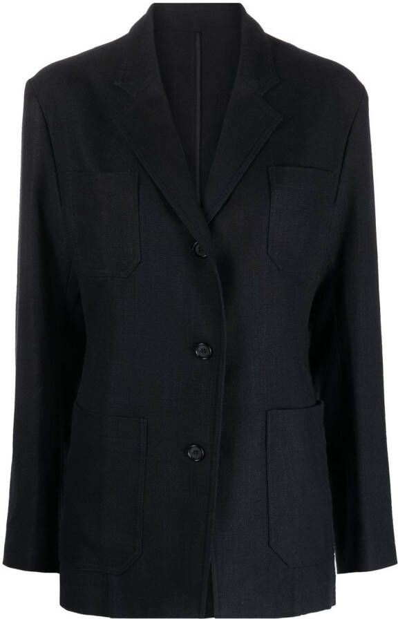 TOTEME Blazer met enkele rij knopen Zwart