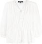 Tout a coup Broderie anglaise top Wit - Thumbnail 1