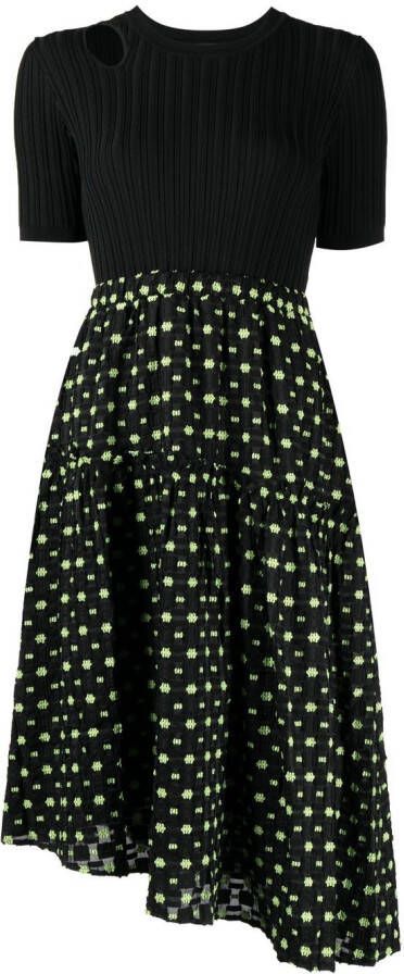 Tout a coup High waist jurk Zwart