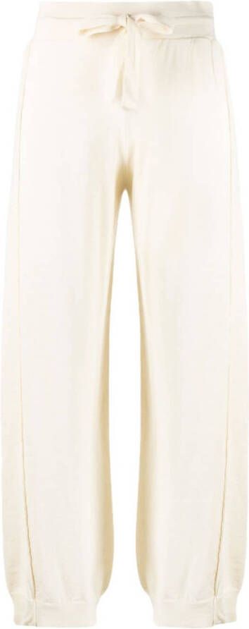 Transit Katoenen trainingsbroek Beige